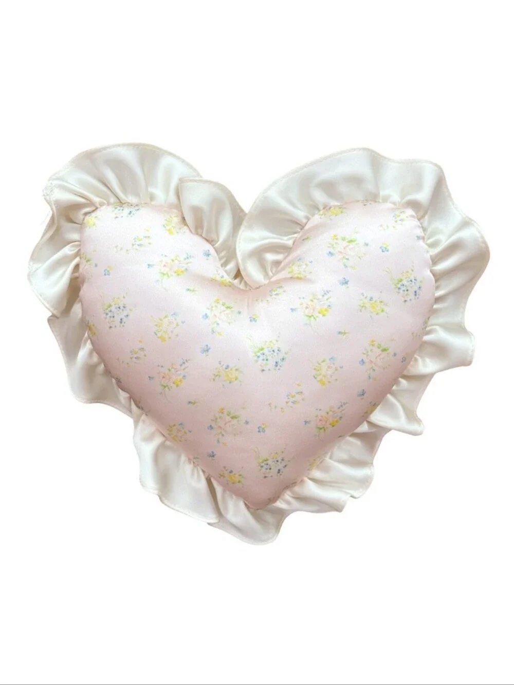 Lacemade Heart Shaped Satin Pillow